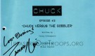 Bid on a Signed Chuck Script for Charity