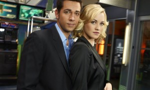 CHUCK -- Season:5 -- Pictured: (l-r) Zachary Levi as Chuck Bartowski, Yvonne Strahovski as Sarah Walker -- Photo by: Mitchell Haaseth