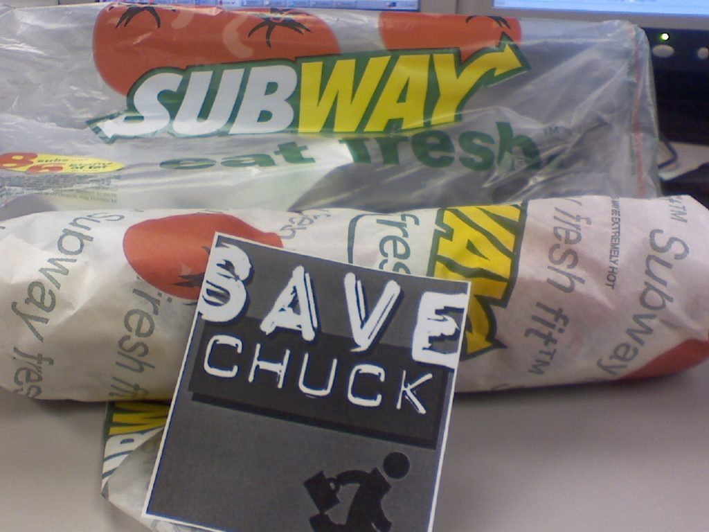 Save Chuck x Subway