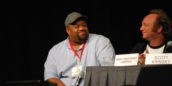 Mark Christopher Lawrence at the Chuck Comic-Con 2009 panel